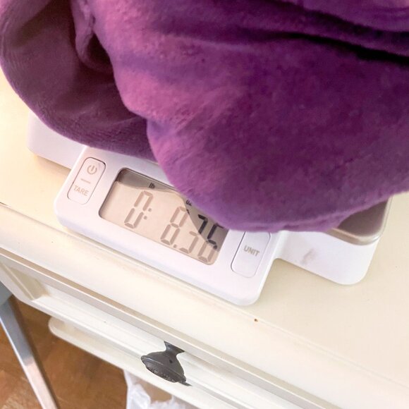 Tea Collection Purple Velour Cargo Pants, Size 16 - Picture 4 of 4